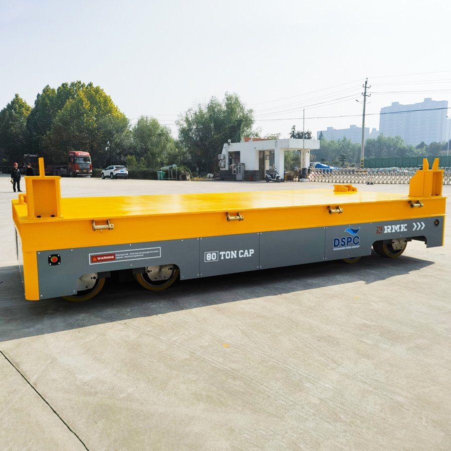 80 Ton Hydraulic Steering Rail Transfer Vehicles