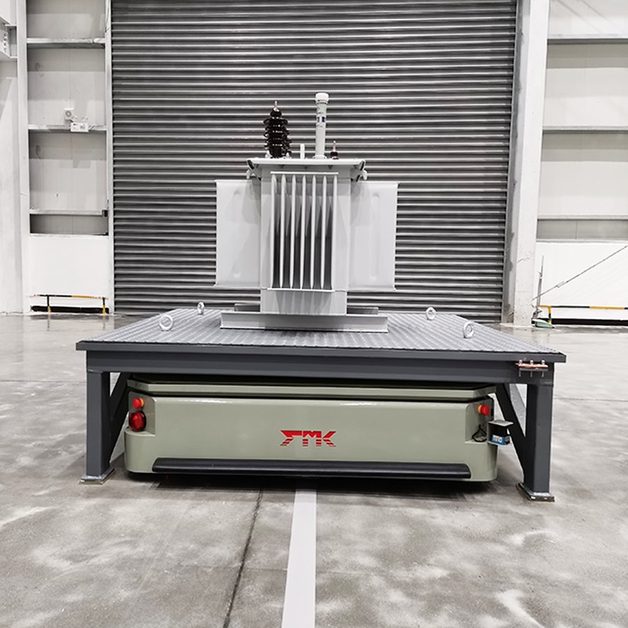 Custom transfer cart for transformer manufacturing