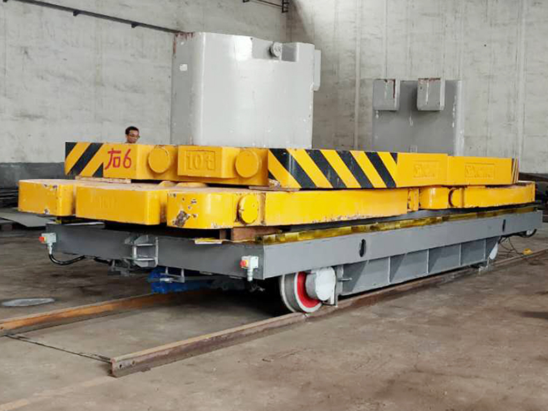 Rail Mounted Electric Flatbed Carts