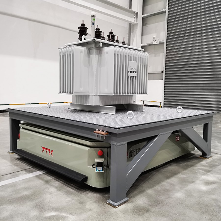 Transfer trolley for transformer manufacturing