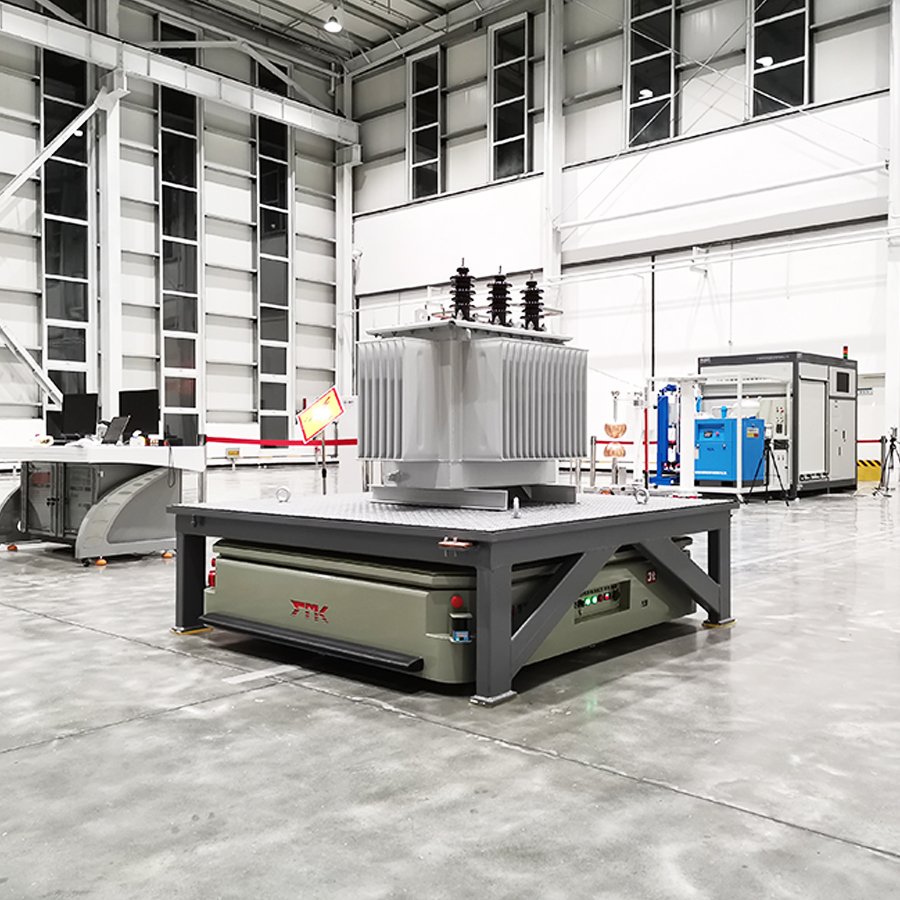Transfer trolleys for transformer manufacturing