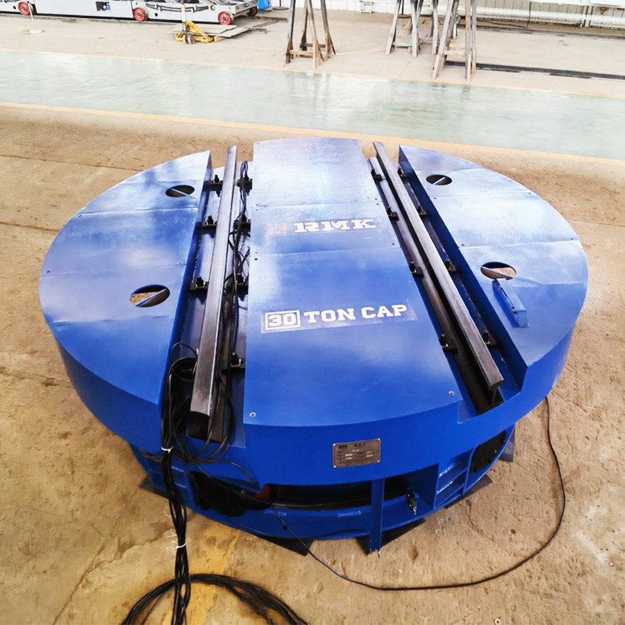 Turntable rail transfer cart 2