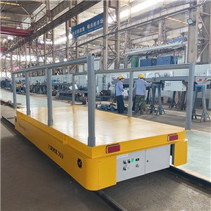 Electric Rail Cart for Steel Material Transport