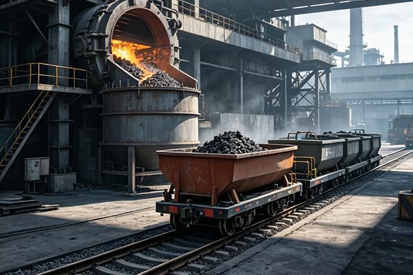 Iron slag transportation