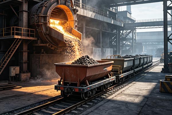 Steel slag transportation