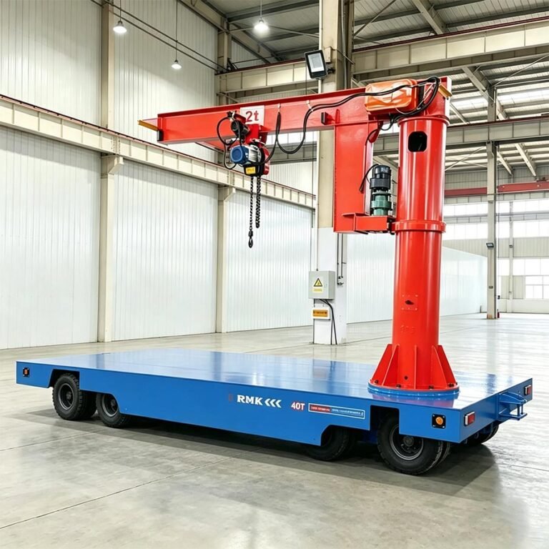 Trackless Jib Crane Transfer Vehicle